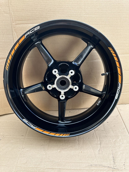 KTM RC 8 RC8 1190 2008 - 2011 Rear Wheel Rim 17 x 6.0 Brembo Black KTM RC8 Rear