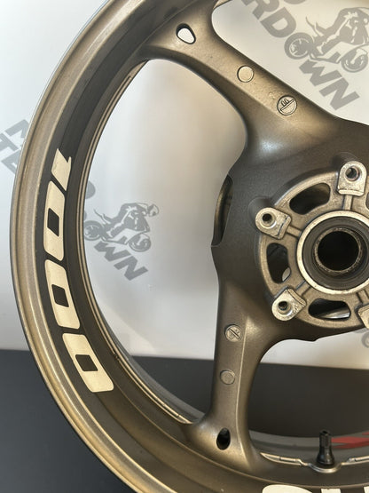 SUZUKI GSXR 1000 2009 -2016 REAR WHEEL REAR RIM OEM 33,787 Miles GSXRRear Wheel