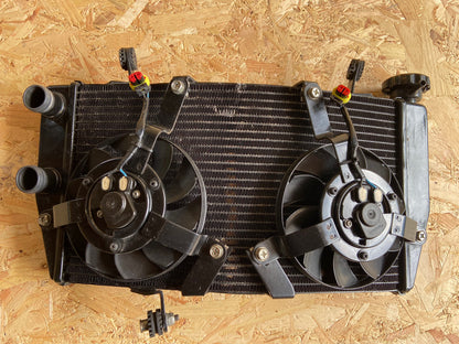 Ducati 1098 radiator + fans 1098 WATER COOLER Radiator And Fans 2007-2009 OEM