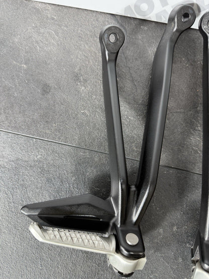 Triumph Street Triple 765 RS 2021 Pillion Footrests 21650 Miles 2020-2022 OEM