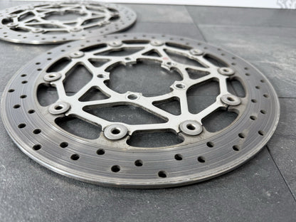 Triumph Street Triple 765 RS 2021 BREMBO Front Brake Discs 21650 Mile 2020-2022