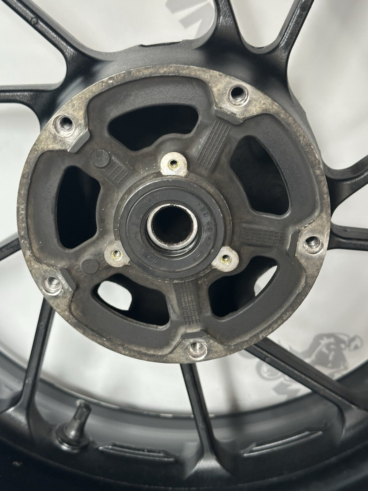 Yamaha MT07 ABS 2014 - 2017 Rear Wheel Rim Ever So Slightly Out Of Alignment OEM