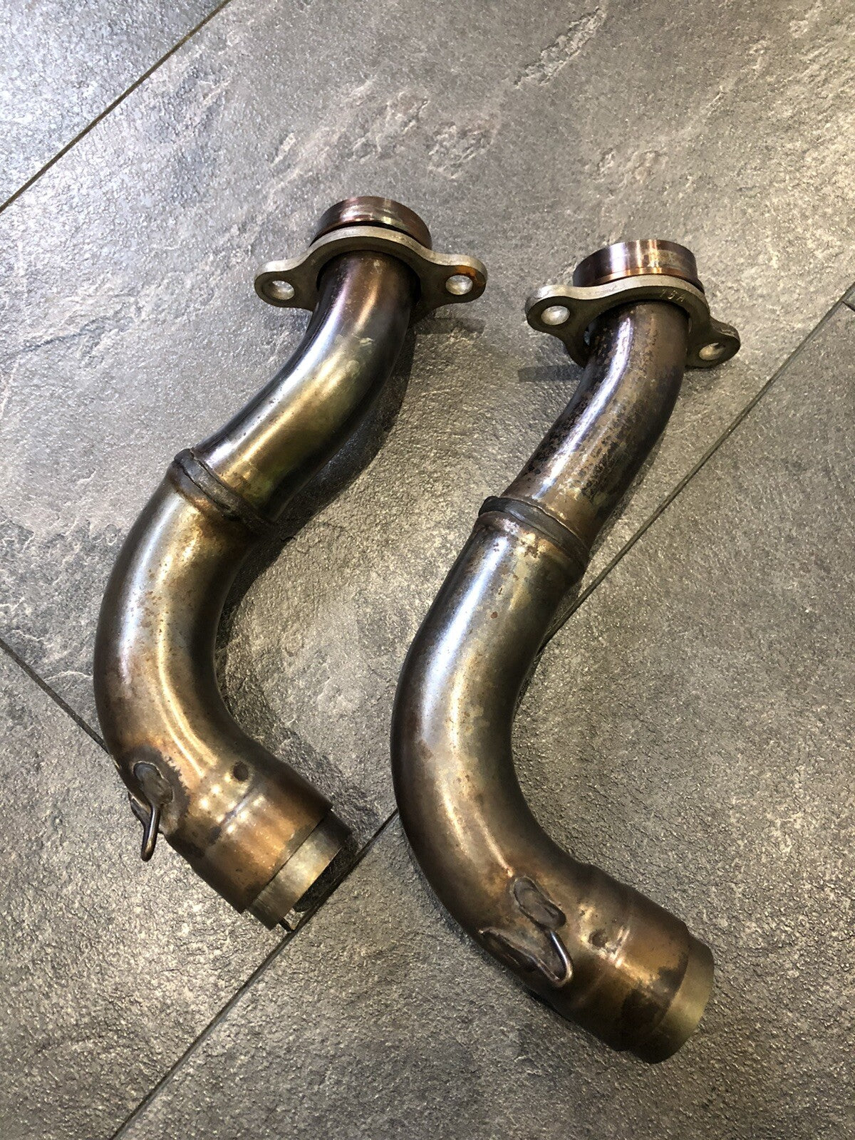 Aprilia Tuono V4 1100 FACTORY 2016 Rear Downpipes Manifold Exhaust RSV4 9987m