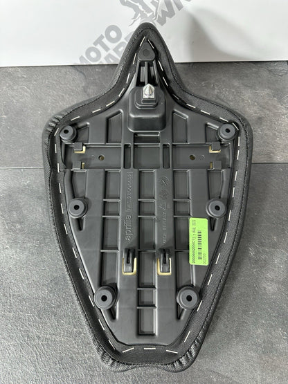 Aprilia RS660 2021 Pillion Seat Rear Seat BLACK Only 6220 Miles 2022-2025 OEM