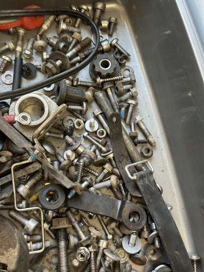 Triumph Street Triple 765R Bolts Various Job Lot Mixed Nuts Bolts Brackets 2017