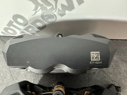 Aprilia RS660 2021 BREMBO Brake Calipers & Pads Only 6220 Miles 2022-2025 OEM