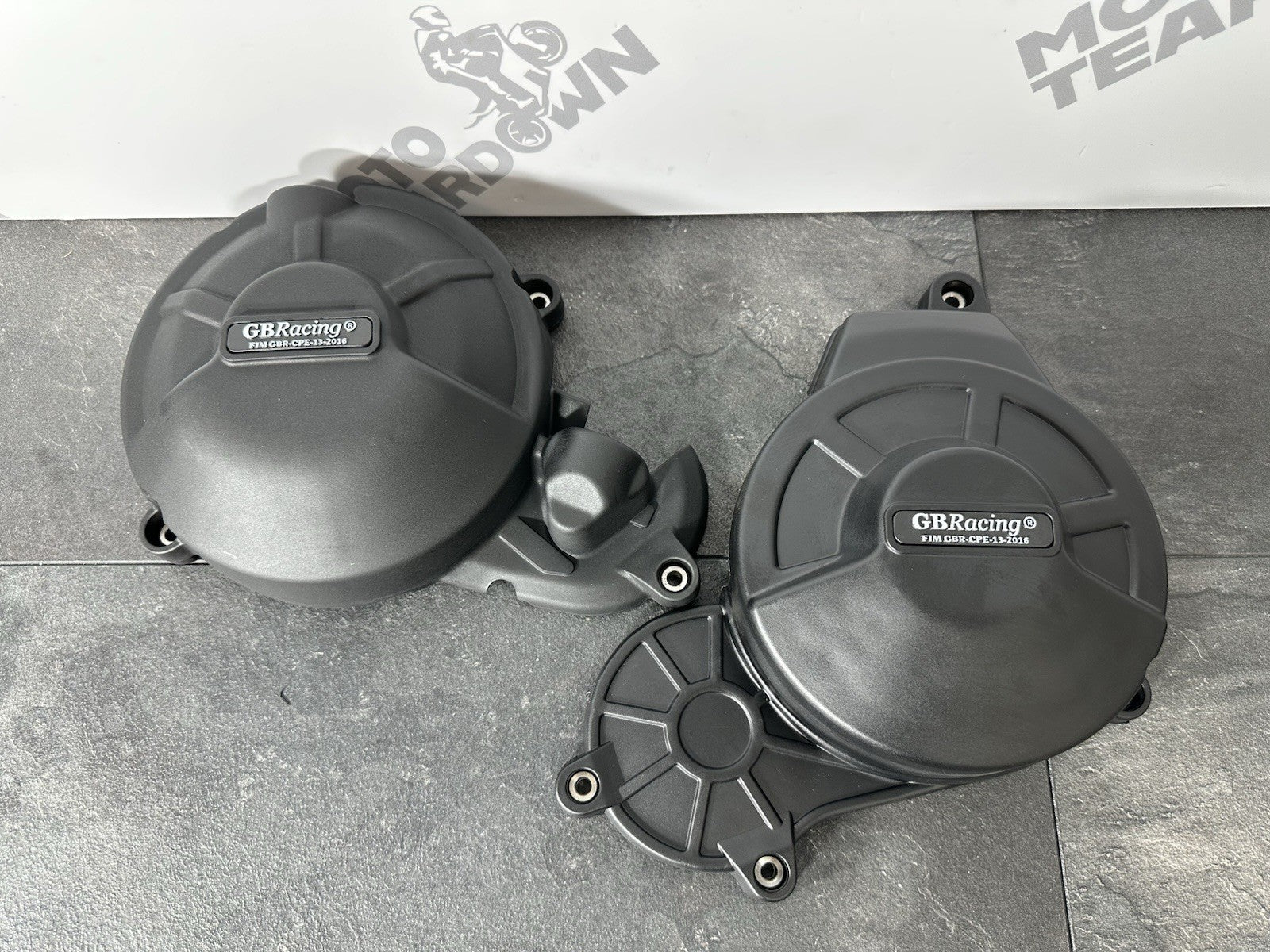 Aprilia RS660 2021 Engine Casing Protectors (*FAKE GB RACING*) 6220m 2022-2025