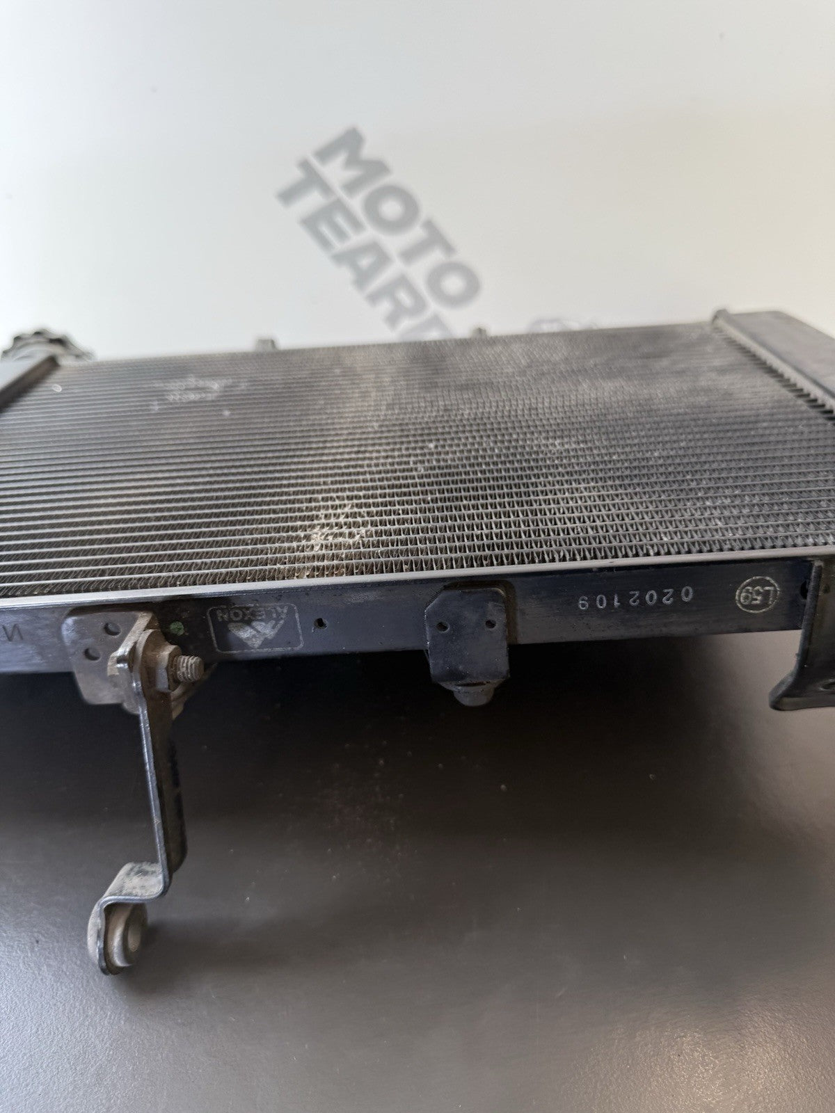 TRIUMPH TRIDENT 660 Radiator And Fan 2021-2024 Water Tight But Slight Kinked OEM