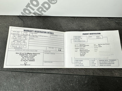 Suzuki GSXR 750 2013 Service Booklet Record 2011-2016 OEM GSXR 600