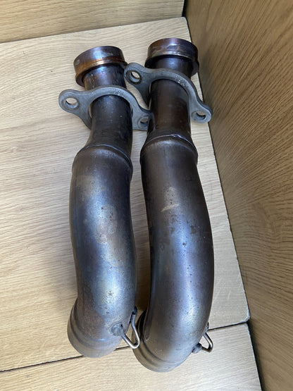 APRILIA TUONO V4 1100 Factory Exhaust Down Pipes 2020 Tuono V4 Downpipes OEM
