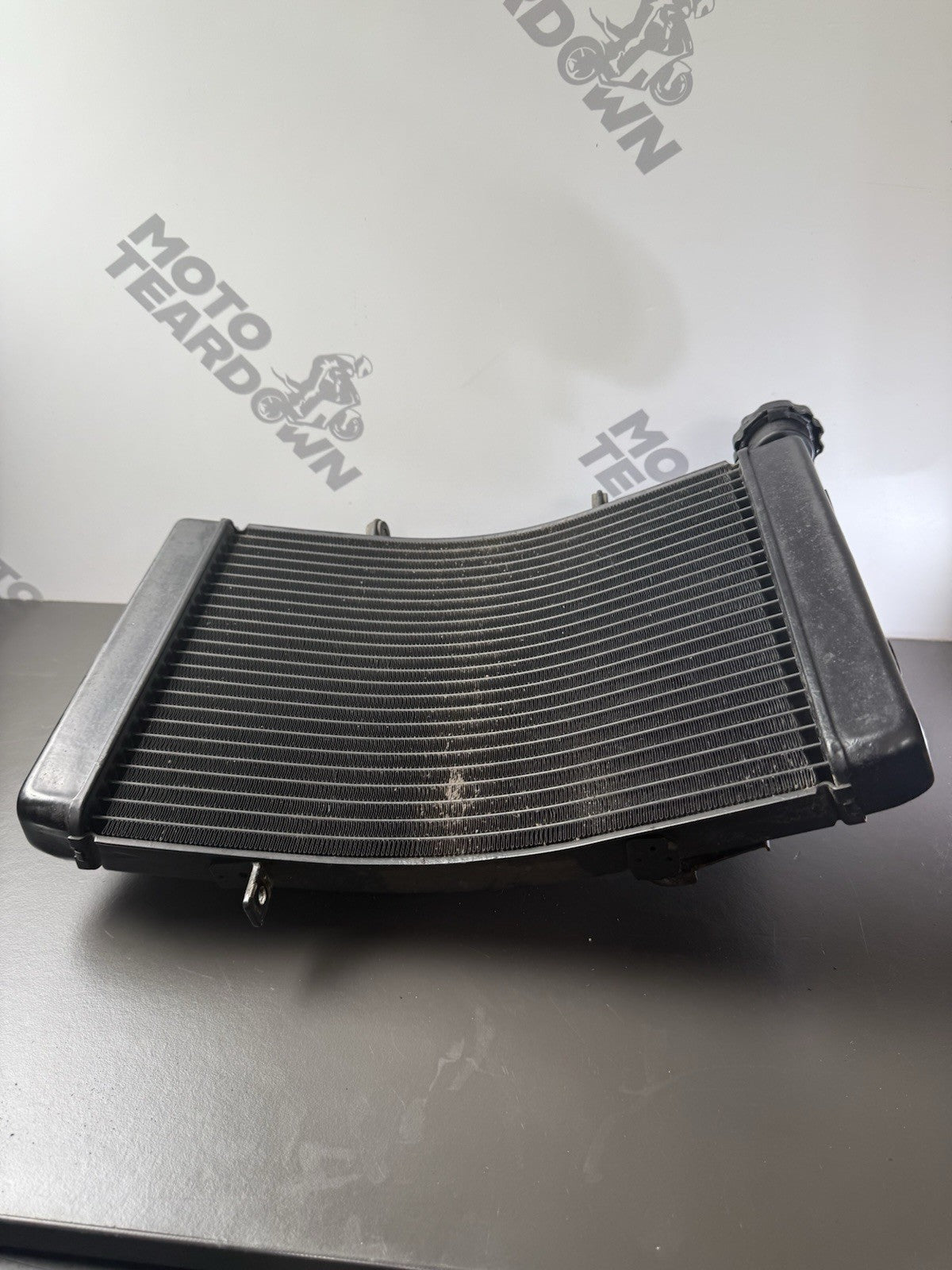 Triumph Street Triple 675R Radiator & Fan Rad 2008-2011  675R Radiator 2010 OEM