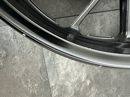 Yamaha R7 690 2024 Rear Wheel Rim Black Only 1784 Miles 2022 2023 OEM MT07