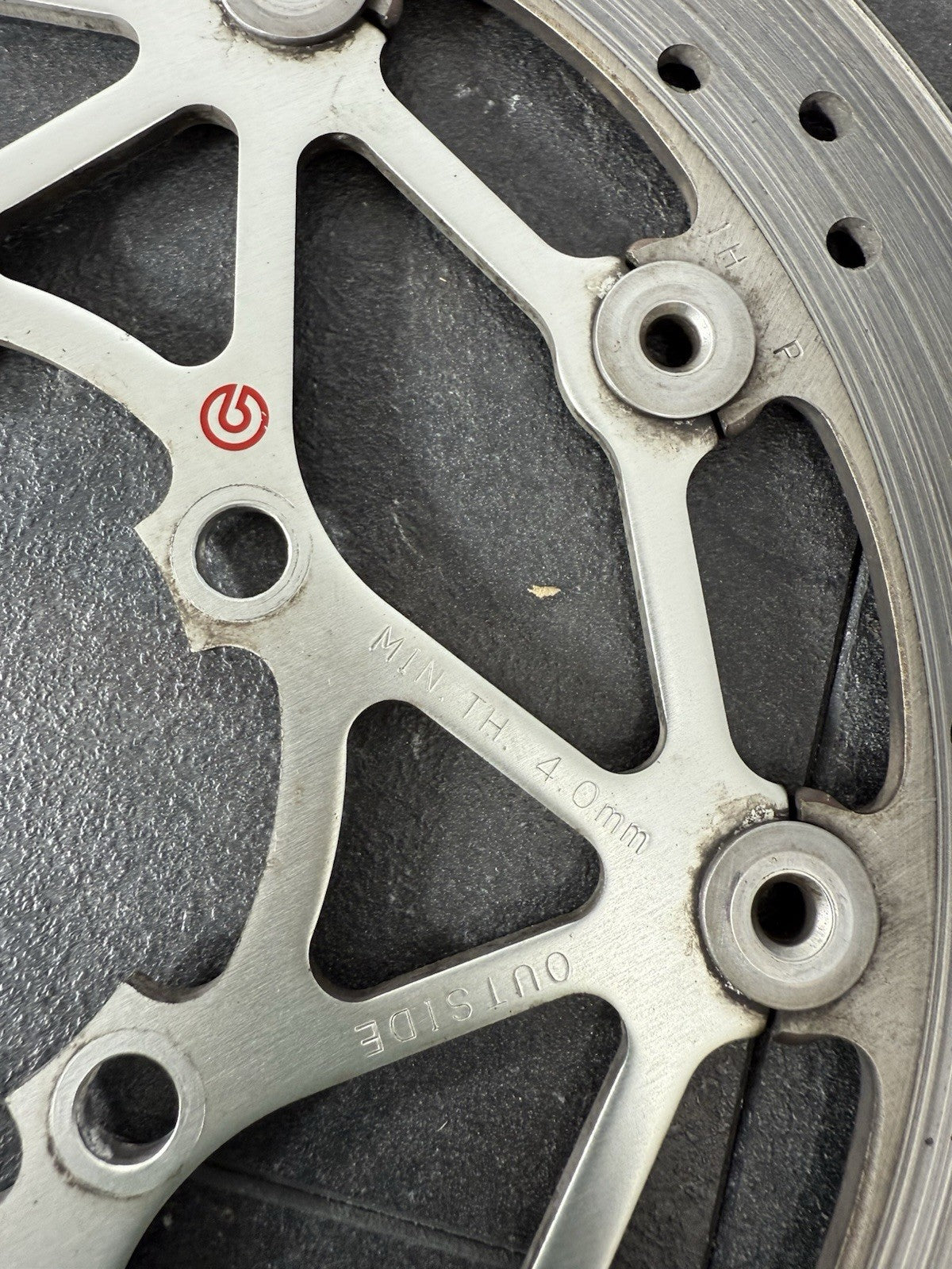 Triumph Street Triple 765 RS 2021 BREMBO Front Brake Discs 21650 Mile 2020-2022