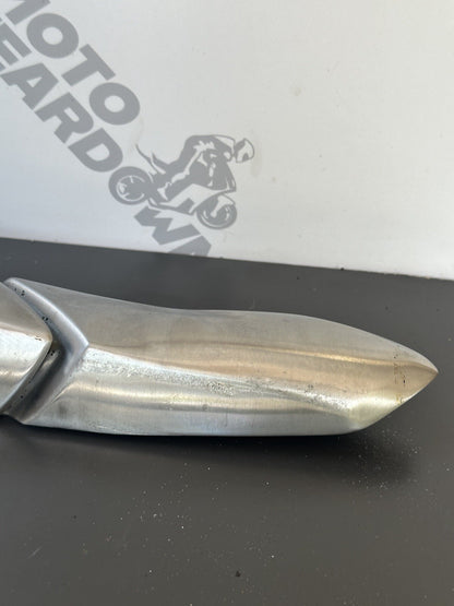 TRIUMPH SPEED TRIPLE 1050 EXHAUST HEAT SHIELD 19,161 Miles 2013 1050 Heat Shield