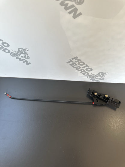 Triumph Street Triple 765R 765RS Seat Cable Bracket And Cable 765 Seat Cable OEM