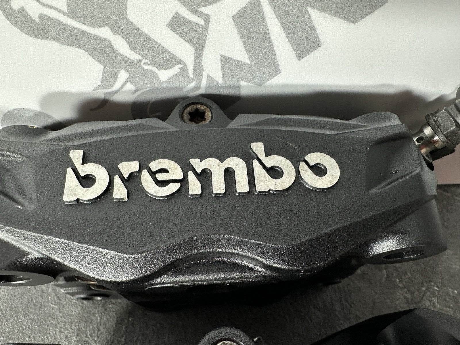 Aprilia RS660 2021 BREMBO Brake Calipers & Pads Only 6220 Miles 2022-2025 OEM