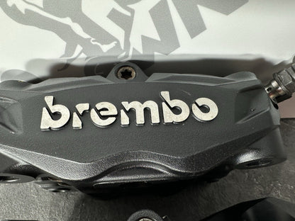 Aprilia RS660 2021 BREMBO Brake Calipers & Pads Only 6220 Miles 2022-2025 OEM