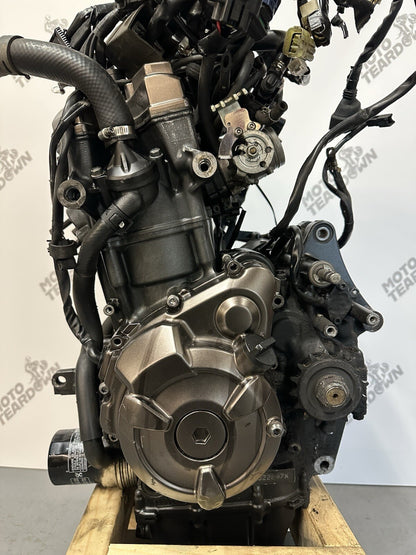 Yamaha MT07 MT-07 2014 - 2017 Engine With Throttle Bodies And Wiring Loom