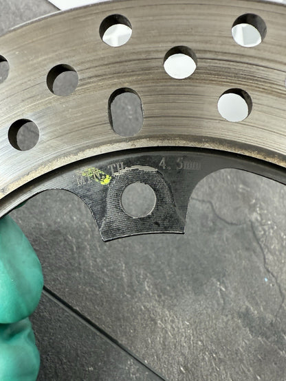 Aprilia RS660 2021 Rear Brake Disc Rotor Only 6220 Miles 2022-2025 OEM