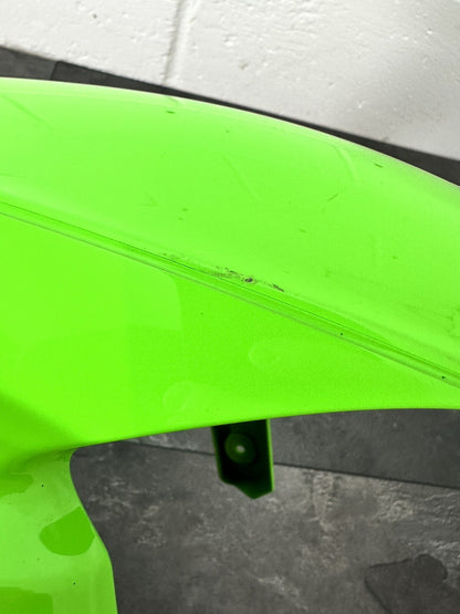 Kawasaki ZX6R 636 ABS 2016 Front Mudguard Fender *CRACKED* 8655m 2013-2015 OEM