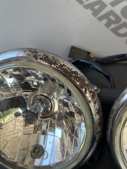 TRIUMPH STREET TRIPLE 675 675R HEADLIGHTS 675 Headlights OEM 2007-2011 8382miles