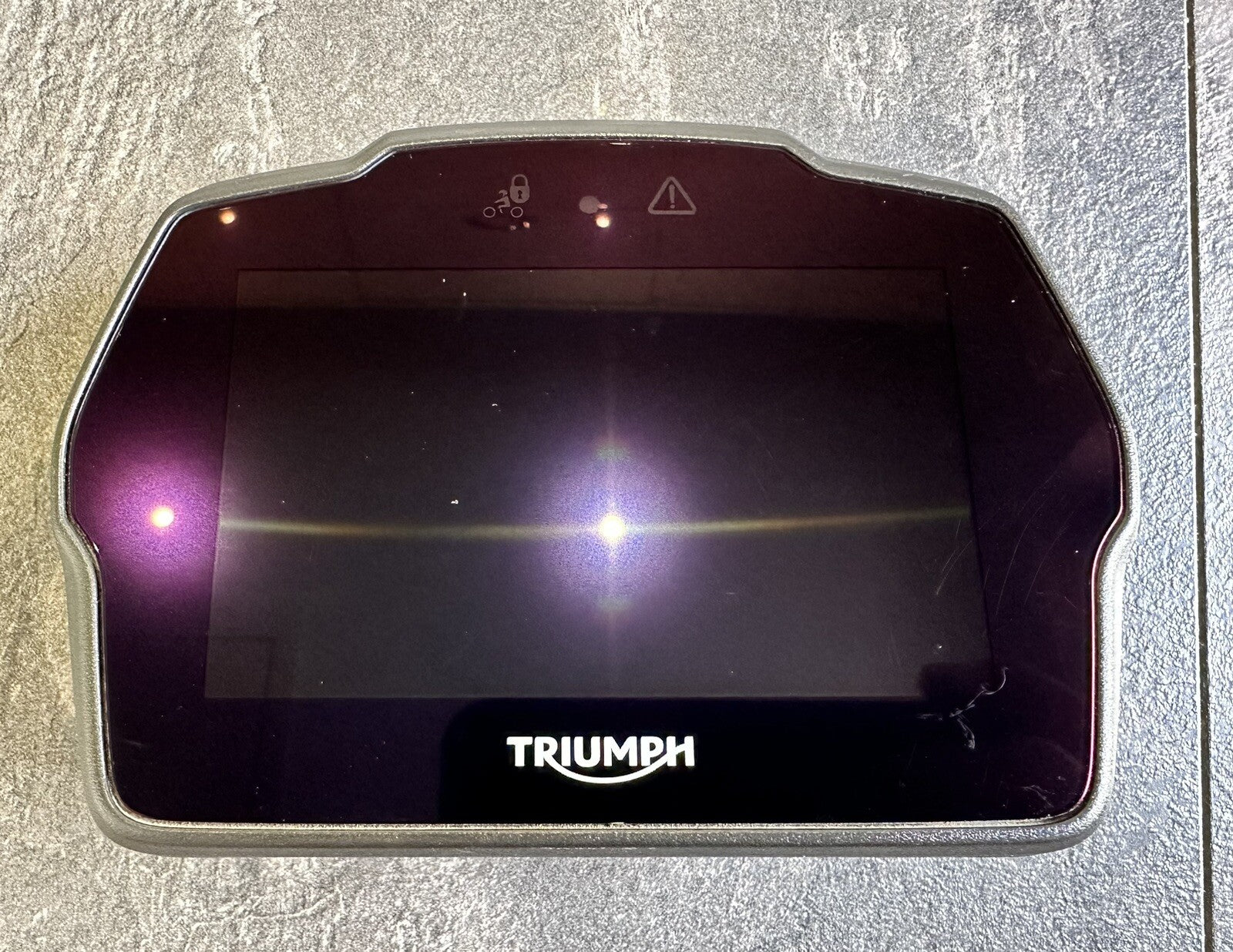 TRIUMPH SPEED TRIPLE 1200 RR 2022 CLOCK SPEEDO MPH UK ONLY 2947 Miles 2506606