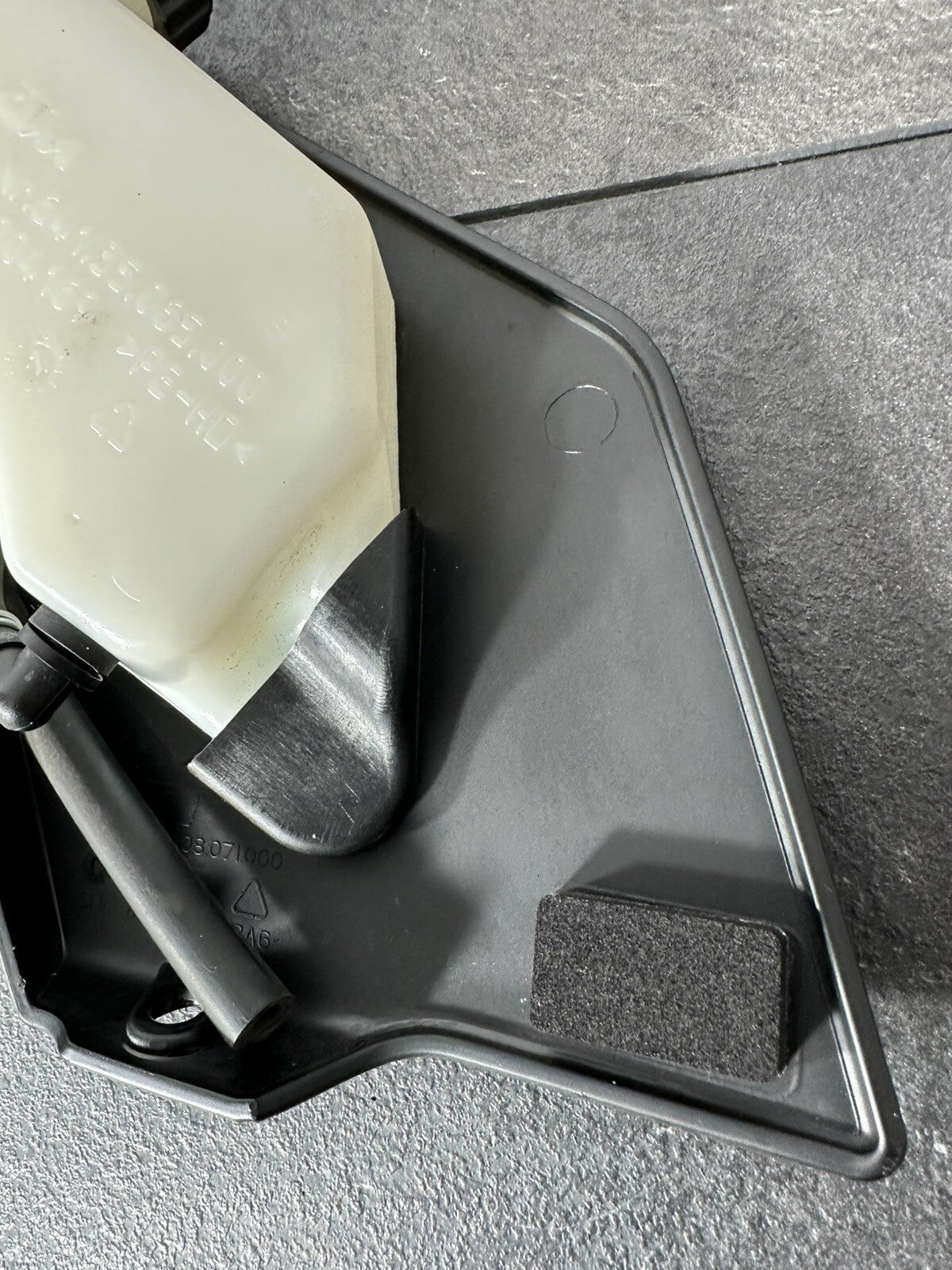 KTM 790 Duke 2020 Coolant Expansion Tank Bottle & Mount 3766 Miles 2018 2019 OEM