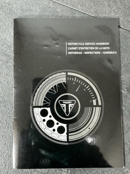 Triumph Street Triple 765 RS 2022 Service History Book Record Hand Book OEM 2023