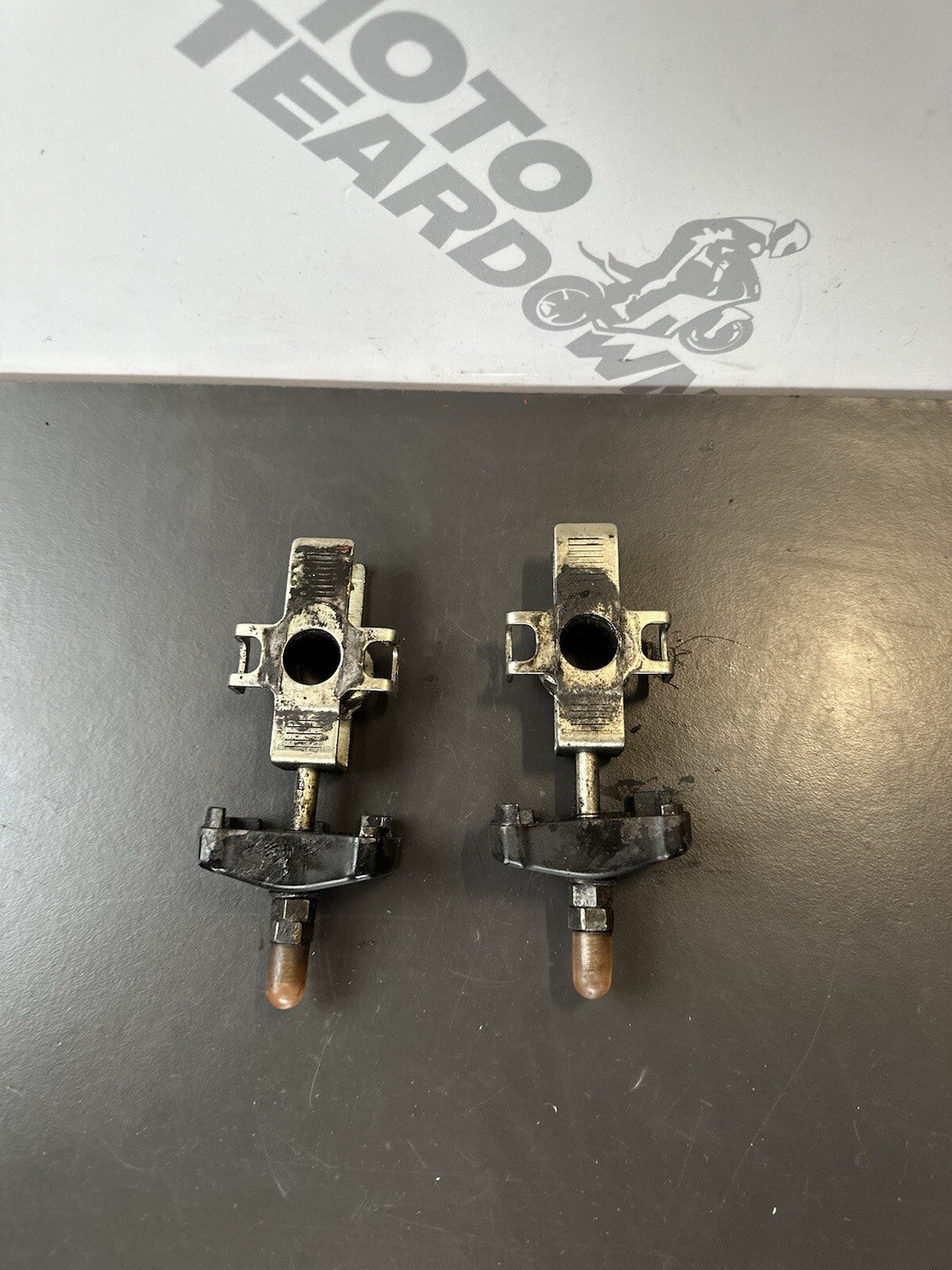 YAMAHA MT-03 REAR WHEEL CHAIN ADJUSTERS Yamaha MT03 Chain Adjusters OEM 2020-