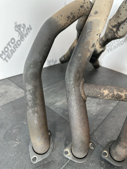 Suzuki GSXR 1300 2016 HAYABUSA Downpipes Manifold Exhaust Headers 18408 Miles