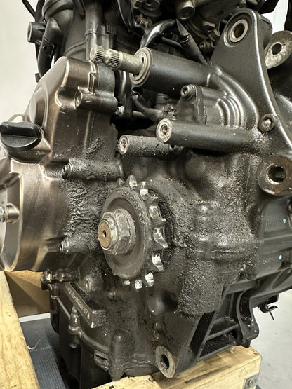 Yamaha MT07 MT-07 2014 - 2017 Engine With Throttle Bodies And Wiring Loom