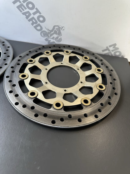 Honda CBR1000RR Pair of Front Yutaka Brake Discs 2004 2005 RR4 RR5 Front Discs