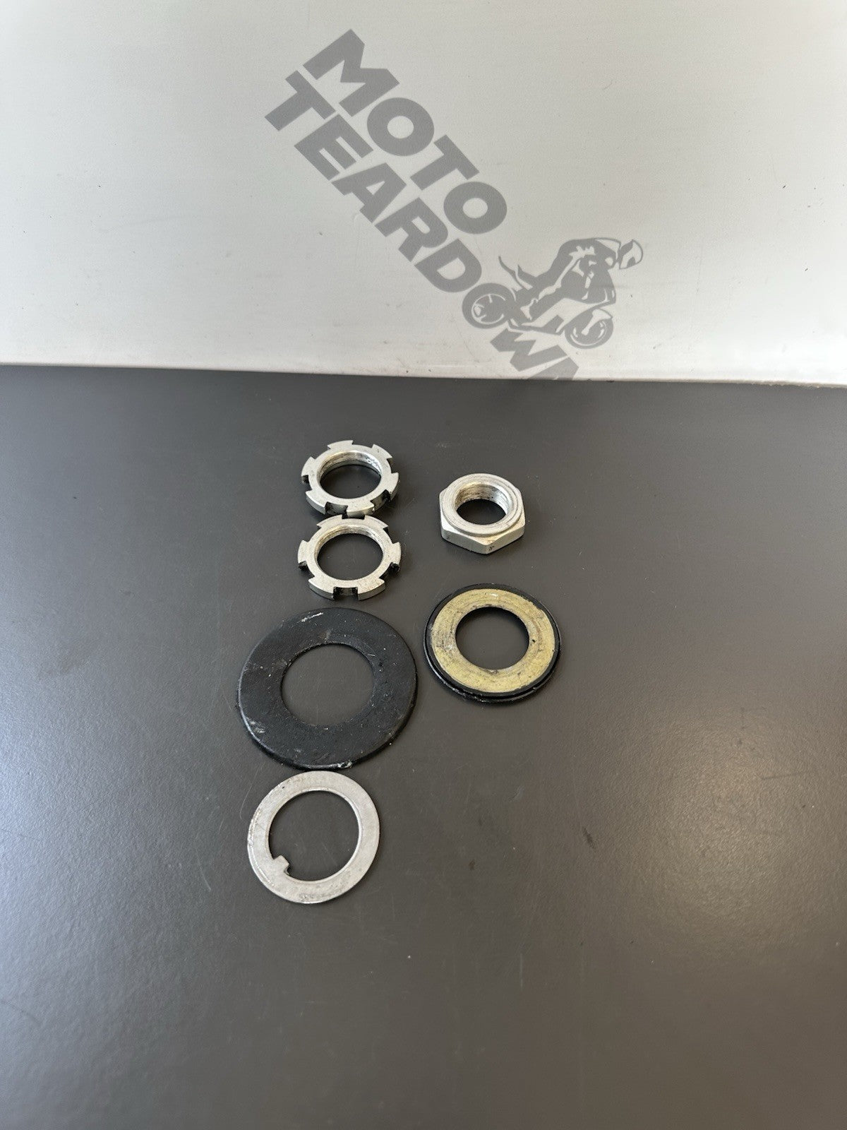 Triumph Street Triple 675 675R Front Forks Top Yokes Nuts Bolts 2007-2011 OEM