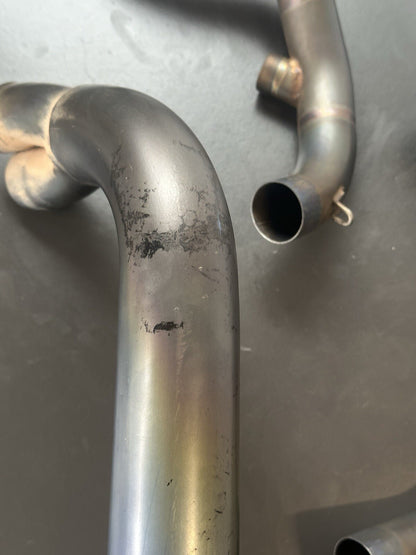 Motorcycle Exhaust Front Header Pipe Slip On Modified For ADV Duke 790