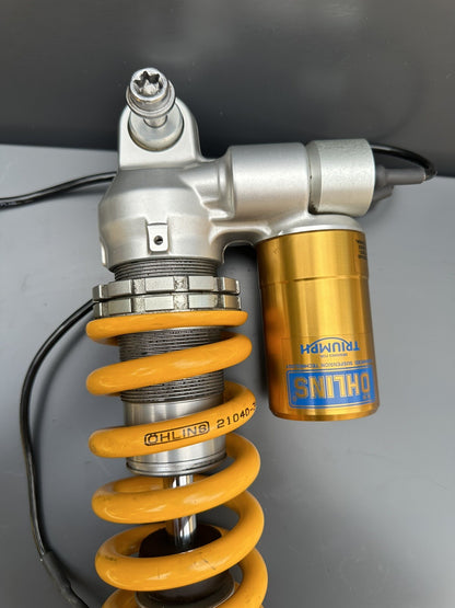 TRIUMPH SPEED TRIPLE 1200 RS 2022 OHLINS ELECTRIC REAR SHOCK ABSORBER *UK ONLY*