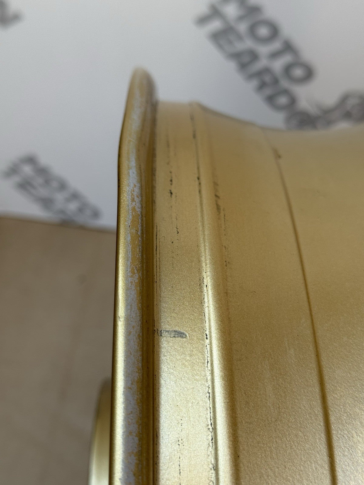 Triumph Street Triple 675R Front And Rear Gold Wheels 2008-2011 SPARES/REPAIRS