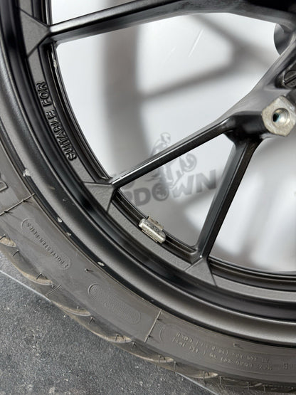 Yamaha YZF R125 R 125 2014 Front Rear Wheels Pair & Tyres 26983 Miles 2008-2018