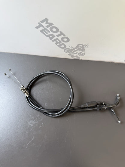 Suzuki Gsxs 125 2017 - 2021 Throttle Cables Suzuki GSXS 125 Throttle Cables OEM