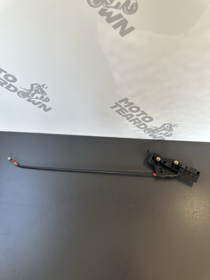Triumph Street Triple 765R 765RS Seat Cable Bracket And Cable 765 Seat Cable OEM