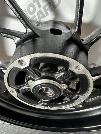 Yamaha R7 690 2024 Rear Wheel Rim Black Only 1784 Miles 2022 2023 OEM MT07