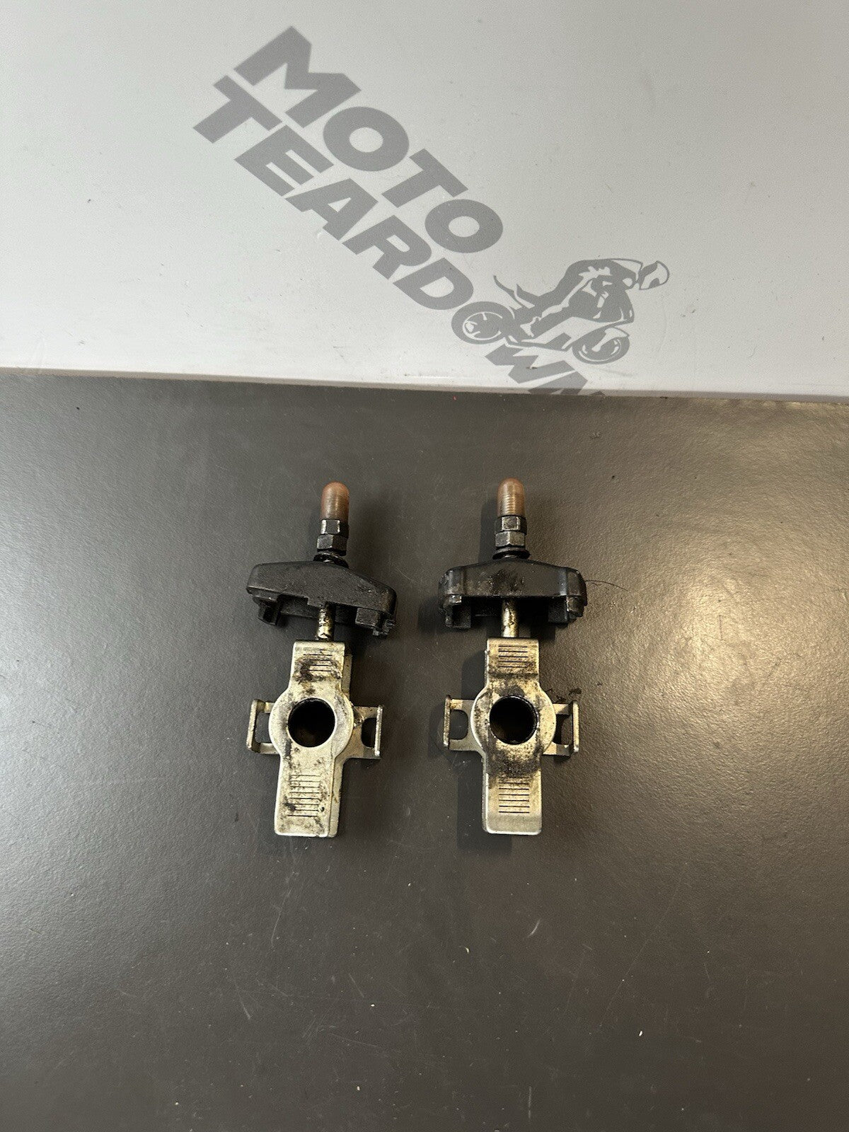 YAMAHA MT-03 REAR WHEEL CHAIN ADJUSTERS Yamaha MT03 Chain Adjusters OEM 2020-