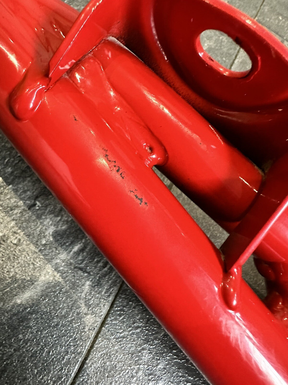 Ducati Multistrada V4 Pikes Peak 2022 Subframe Right Side Rear Frame Red 2023