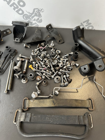 TRIUMPH STREET TRIPLE 675R Job Lot NUTS BOLTS SPARES Job Lot 25,557 Miles OEM