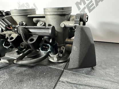 Kawasaki Z800 2016 Mikuni Throttle Bodies Injectors 12691 Miles 2013-2018 OEM