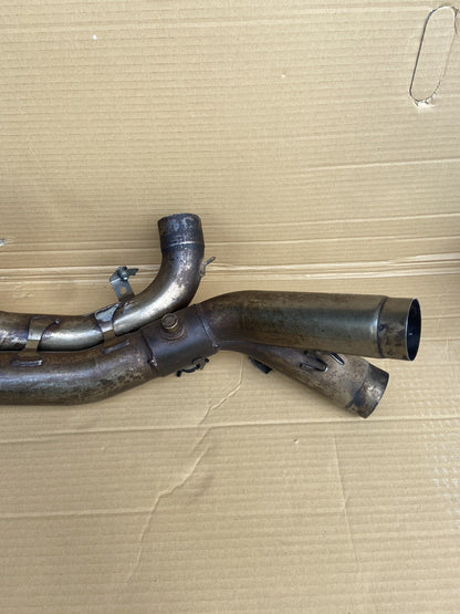 Ducati exhaust header collector Exhaust Centre 848 1098 1098S 57012606B OEM