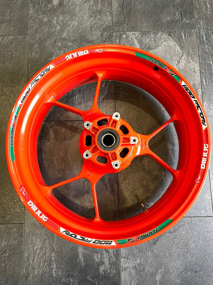 Aprilia Tuono V4 1100 Factory 2017 Rear Wheel Rim Only 9262 Mile RSV4