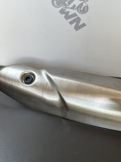 TRIUMPH SPEED TRIPLE 1050 EXHAUST HEAT SHIELD 19,161 Miles 2013 1050 Heat Shield