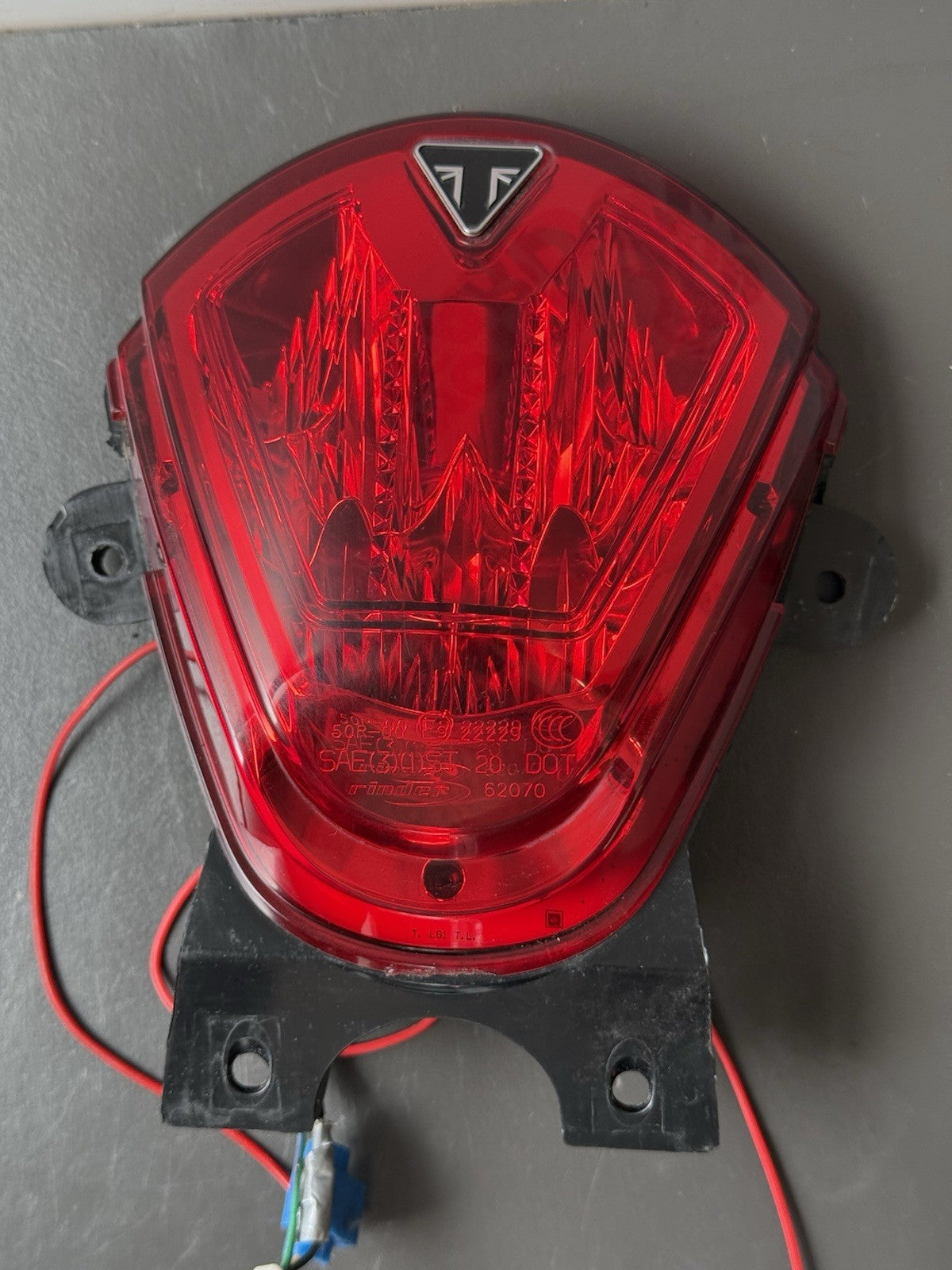 TRIUMPH TRIDENT 660 Taillight Rear Brake Light 660 2021-2024 Rear Brake Light
