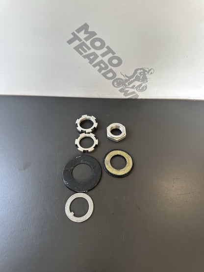 Triumph Street Triple 675 675R Front Forks Top Yokes Nuts Bolts 2007-2011 OEM