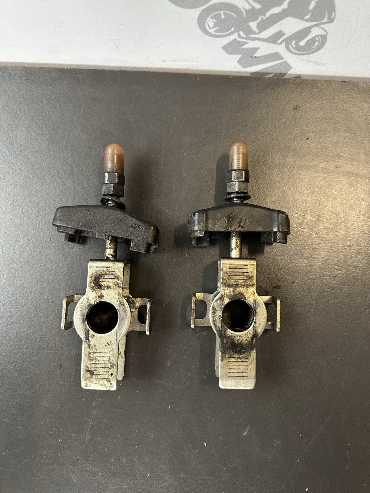 YAMAHA MT-03 REAR WHEEL CHAIN ADJUSTERS Yamaha MT03 Chain Adjusters OEM 2020-